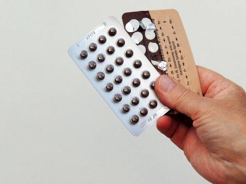 Tabletten für die Hormonersatztherapie.