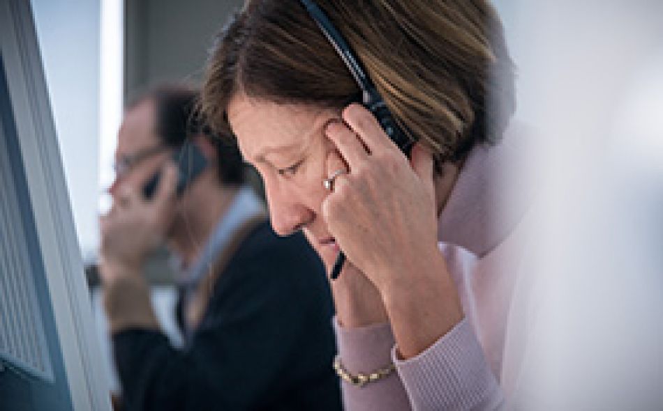 KID-Mitarbeiter telefonieren © Krebsinformationsdienst, Deutsches Krebsforschungszentrum