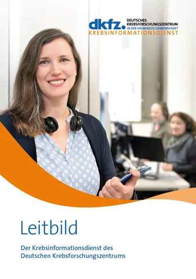 Leitbild des Kerbsinformationsdienstes Titelbild vom Leitbildes des Krebsinformationsdienstes