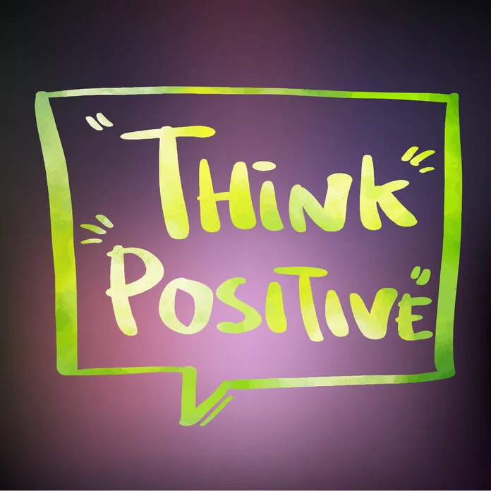 Positiv Denken, © rocketpixel, Freepik.com Sprechblase "think positive"