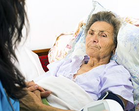Palliative Patientin, Thinkstock Palliative Patientin ©Thinkstock
